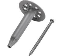 Тарельчатый дюбель с гвоздем GNG по пеноблокам, GNINR-100-6-LIP 100 шт. GNINR1006LIP