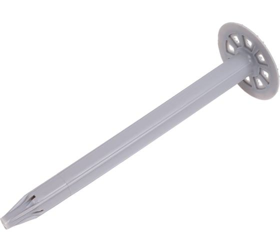 Тарельчатый дюбель с гвоздем GNG по пеноблокам, GNINR-200-6-LIP 50 шт. GNINR2006LIP 1