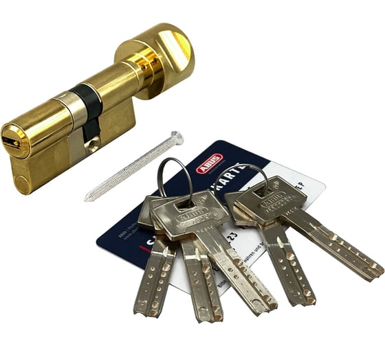 Механизм цилиндровый ABUS VELA 2000 125(75x50В) ключ/вертушка MX MS 5 ключей 11006869