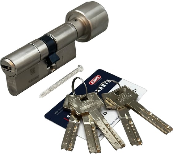 Механизм цилиндровый ABUS VELA 2000 130(70x60В) ключ/вертушка MX NI 5 ключей 11002149 1