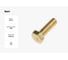 Болт Море-Метизов DIN 933 латунь M10x20 мм, 50 шт. BOLT933L102050М 2