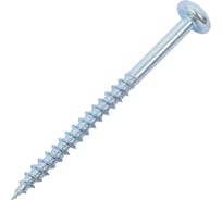 Универсальный шуруп ЕВРОПАРТНЕР MULTI полукруглая головка, неполная резьба, ZN, 5x60 + бита TX, 55 шт. B2 0086