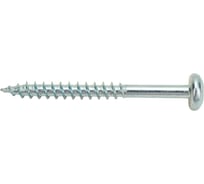 Универсальный шуруп ЕВРОПАРТНЕР MULTI полукруглая головка, неполная резьба, ZN, 5x50 + бита TX, 60 шт. B2 0085