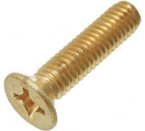 Винт Море-Метизов DIN 965 латунь M4x20 мм PH, 200 шт. VINT965L420PH200М