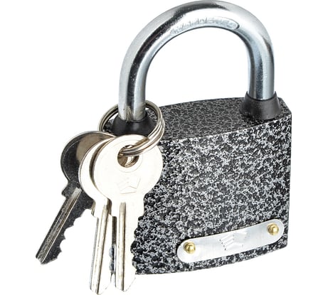 Навесной замок ЕРМАК Влагонепроницаемый металл, 66 мм 468-093