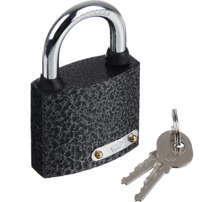 Навесной замок ЕРМАК Влагонепроницаемый металл, 38 мм 468-091