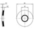 Шайба кровельная с прокладкой EPDM Edelfix 6,7x19 мм, ART 9055, А2, 10 шт. 905526719 10 5