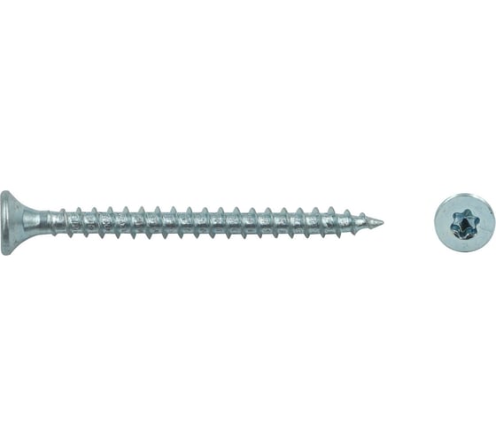 Дюбель ЕВРОПАРТНЕР MULTI plug 8x32 + шуруп MULTI универсальный, пот. головка, ZN, 4,5x40 + бита TX 12 шт. RB2 0136