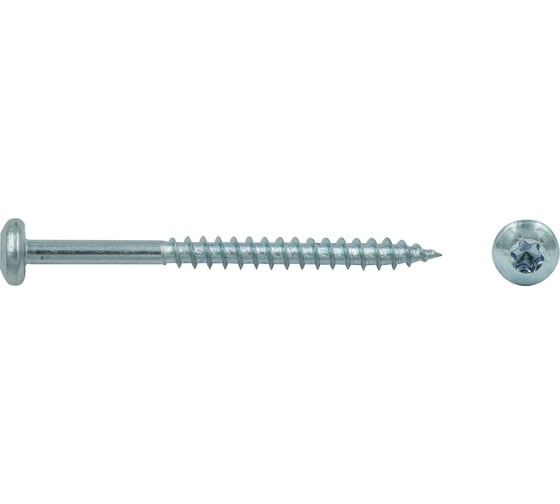 Дюбель ЕВРОПАРТНЕР MULTI plug 10x40 + шуруп MULTI универсальный, полукругл. головка, неполная резьба, ZN RB2 0144