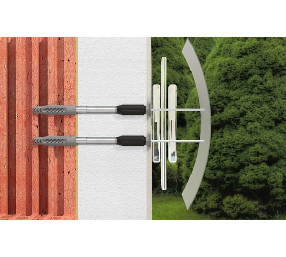 Система для дистанционного монтажа Fischer THERMAX 8/180 M6 20 шт. 45691