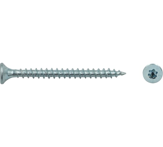 Дюбель ЕВРОПАРТНЕР MULTI plug 5x20 + шуруп MULTI универсальный, пот. головка, ZN, 3,5x30 + бита TX, 45 шт. RB2 0126