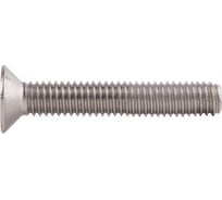 Потайной винт КРЕП-КОМП нержавейка, DIN965, А2, 6х40, 20 шт. впн640мф