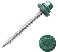 Саморез кровельный 23 Болта 4,8x50/51 зеленый мох RAL6005 500 шт B03104805165H07ф500