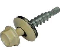 Саморез кровельный 23 Болта 4,8x70 бежевый RAL1014, 500 шт. АВ530480701В200ф500