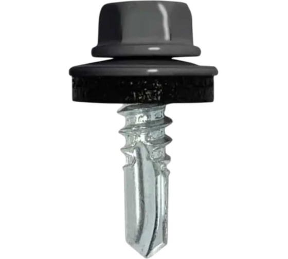 Саморез кровельный 23 Болта 5,5x19 графитовый серый RAL7024 250 шт B0310550197JR07ф250