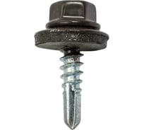 Саморез кровельный 23 Болта 5,5x19 серо-коричневый RAL8019, 250 шт. B031055019TA007ф250