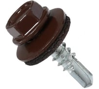 Кровельный саморез 5,5x19 23 БОЛТА шоколадно-коричневый RAL8017 1000шт B0310550198FH07ф1000