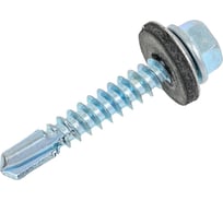 Саморез кровельный 23 Болта 5,5x32 мм, с шайбой (под сверло), цинк, 100 шт. B03005,503237207ф100