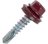 Саморез кровельный 23 Болта 5,5x25 медно-коричневый RAL8004, 250 шт. B03105502584407ф250