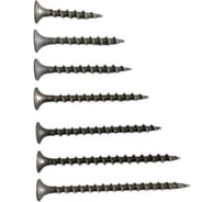 Саморезы черные по дереву 23 Болта М3,5 крупная резьба, набор 3, 700 шт. ЧСнаборМ3.5круп.рез.ф100