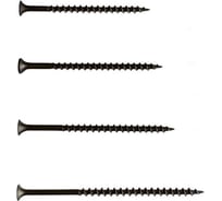 Саморезы черные по дереву 23 Болта М4,2 крупная резьба, набор 1, 80 шт. ЧСнаборМ4.2круп.рез.ф20