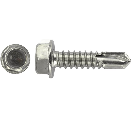 Саморез ООО ПКФ Сварком нерж. кровельн. 5,5x38 А2 (без ш)(уп/20шт) Крепеж 00012945 k00012945