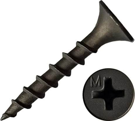 Усиленный саморез ГКЛ по дереву Daxmer3,5х25, 1 кг короб, 00000335563