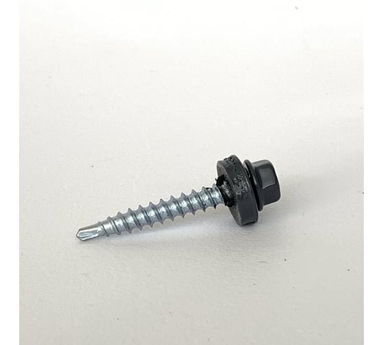 Саморез кровельный HomePro 4,8x35 RAL 7024 (250шт/уп) сверло №1 250шт/уп HP-CK-48357024250
