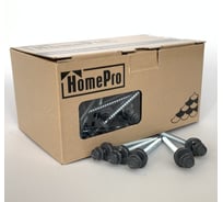 Саморез кровельный HomePro 4,8x70 RAL 7024 (100шт/уп) сверло №1 100 шт/уп HP-CK-48707024100