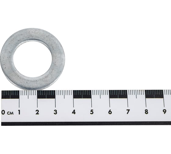 Шайба Море-Метизов DIN 433, ГОСТ 10450-78 М24 цинк, 10 шт. SHAY433CМ2410M