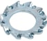 Шайба Море-Метизов зубчатая DIN 6798 A M4 цинк, 250 шт. SHAY6798АСM4.3250M 3