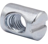 Мебельная гайка ООО ПКФ Сварком М6x10x12,5 оц (бочонок) 50 шт k00006417