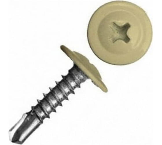Саморез п/ш ООО ПКФ Сварком 4,2x16 сверло RAL1014 (слоновая кость), 300 шт. 00014459 1