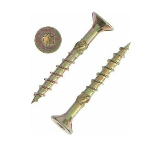 Саморез для дерева с фрезой INFIX потайн. 5х40 ЦЖ, TX 25 500 шт. 66095