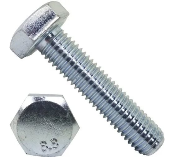Болт BlackWeld DIN 933, 6x12 цинк, 5 кг 144324 1