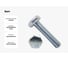 Болт BlackWeld DIN 933, 6x12 цинк, 5 кг 144324 3