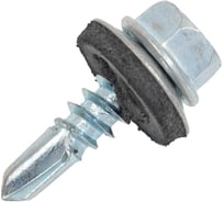 Кровельный саморез Качественный КРЕПЕЖ 5,5х19 цинк 250 шт. 1000170 КЧ