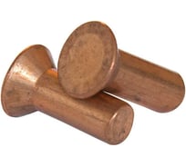 Заклепка забивная METIZ-A2 ГОСТ 10300-80 6x10 мм медь, 10 шт. 661610CU 10