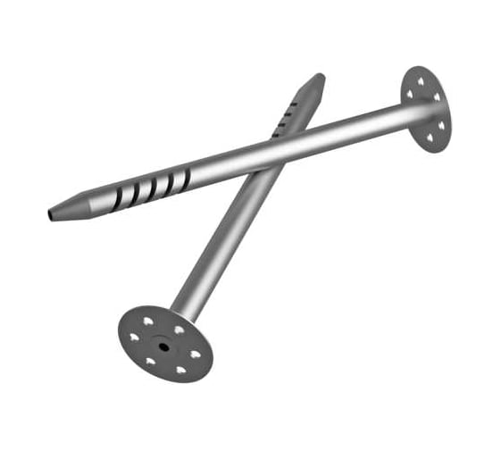 Стальной забивной дюбель INTERFIX Termoclip-стена 4, 140 мм, 240 шт. 22619