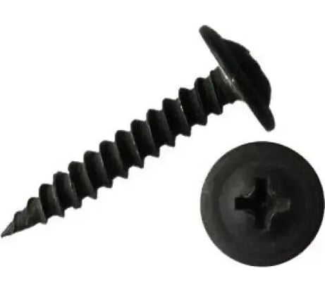 Саморез с прессшайбой ООО "Клинский метизный завод" острый 4,2x13, фосфат, коробка 3 кг СПШ0Ф004213-3