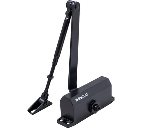 Дверной доводчик БУЛАТ ДД 501/2 A-B, 25-45 кг, черный 13692