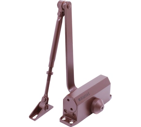 Дверной доводчик БУЛАТ ДД 501/2 A-C, 25-45 кг, коричневый 13491