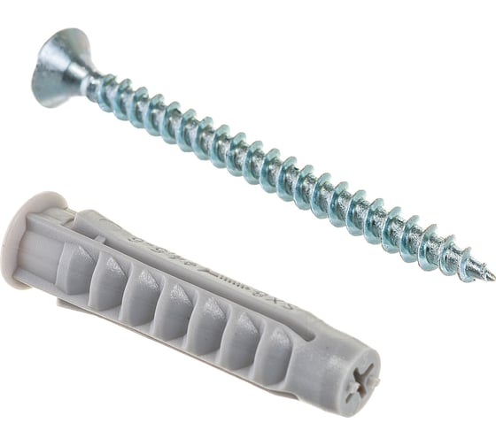 Дюбель для полнотелых материалов с шурупом Fischer SX 8х40 50 шт. коробка 132361