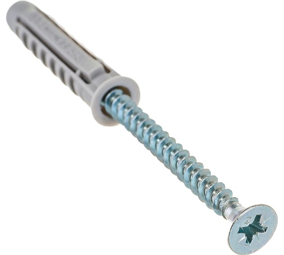 Дюбель для полнотелых материалов с шурупом Fischer SX 8х40 50 шт. коробка 132361