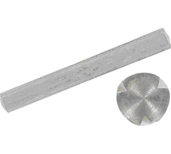 Конический штифт ЦКИ DIN 1471, 6х40 с насечками, Б/П, уп. 50 шт. 65779 1