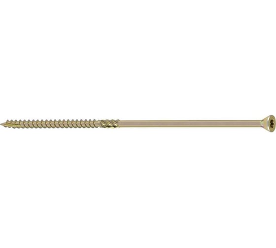 Саморез конструкционный BlackWeld 6x180 потайной ЖЦ, Torx 100 шт 144811 1