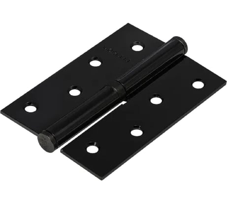 Петля стальная с подшипником MORELLI MSND 100X70X2.5 BL L, левая, цвет - черный 9015129