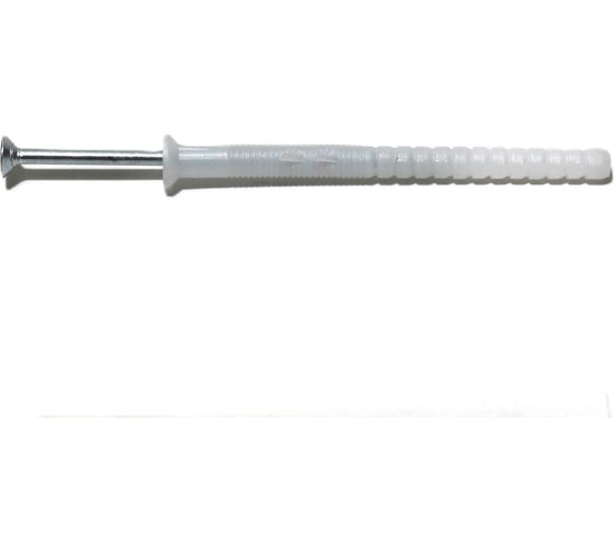 Дюбель-гвоздь R2R 6x80 потайной 100 шт. в упаковке ДГВ-П-6х80-100