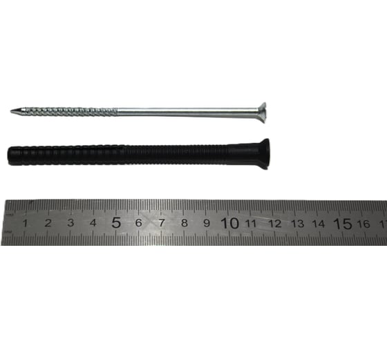 Дюбель-гвоздь R2R 8x120, потай, 50 шт. ДГВ-П-8х120-50
