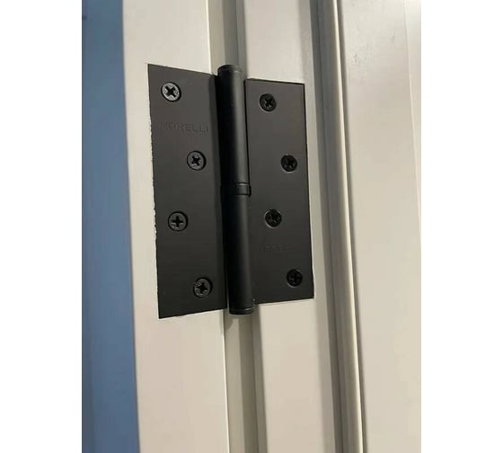 Петля MORELLI MSD 100х70х2.5 BL R, стальная, правая, цвет - черный 9012494